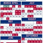 Printable Texas Rangers Schedule New York Rangers