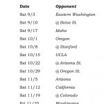 Printable Washington State Cougars Football Schedule 2016