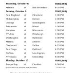 Printable Week 5 NFL Schedule Pick Em Sheets Nfl Pick