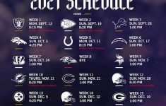 Printable 2022 NFL Schedule Christmas