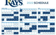 Rays Release 2022 Schedule DRaysBay
