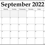 September 2022 Calendar Free Printable Calendar Templates