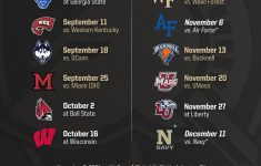Printable 2022 Army Football Schedule