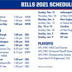 Steelers Browns And Bills Release Schedules For 2021 2022