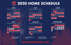 Tacoma Rainiers 2020 Home Schedule We R Tacoma