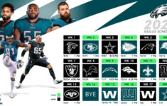 The 2021 Eagles Schedule Is No Picnic The Sports Daily