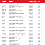 The Best Printable Nascar Schedule Clifton Blog