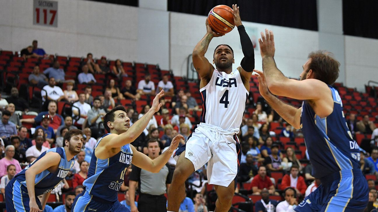 U S Men s Basketball Dominates Uruguay In FIBA Basketball 