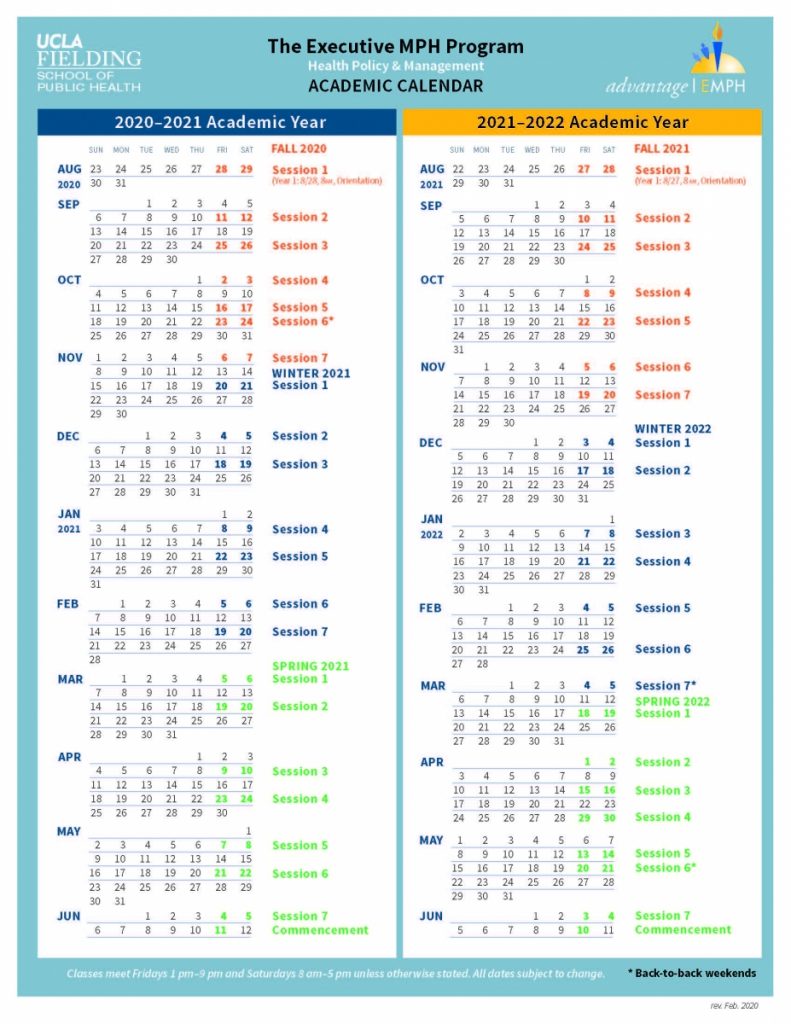 Ucla 2021 Calendar Calendar 2021