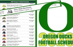 University Of Oregon Football Schedule 2022 State