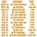 Washington Football Team 2020 Schedule WMAL FM