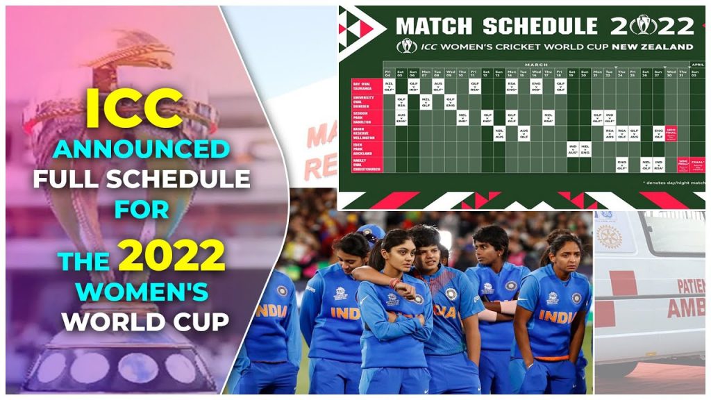 Women S World Cup 2022 Schedule Announced By ICC Hybiz