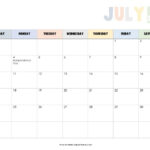 20 July 2022 Calendar Printable PDF US Holidays Blank July Calendar