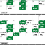 2021 2022 Boston Celtics Printable Schedule NBC Sports Boston