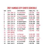 2021 2022 Kansas City Chiefs Lock Screen Schedule For IPhone 6 7 8 Plus