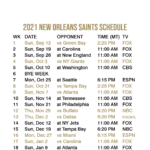 2021 2022 New Orleans Saints Lock Screen Schedule For IPhone 6 7 8 Plus