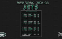2021 2022 New York Jets Wallpaper Schedule