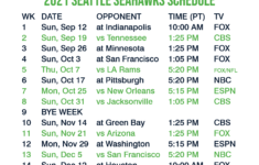 2021 2022 Seattle Seahawks Lock Screen Schedule For IPhone 6 7 8 Plus