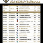 2021 New Orleans Saints Schedule Revealed Sports Illustrated New