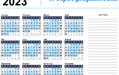 2023 Calendar Templates Images Tipsographic