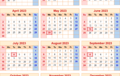 2023 Calendar With Federal Holidays