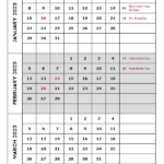 2023 Quarterly Calendar Template Free Printable Templates