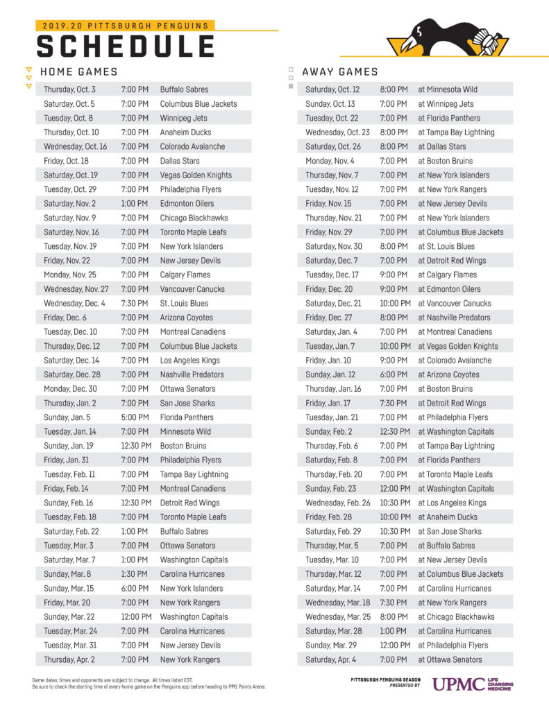 Anaheim Ducks Schedule Home