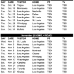 Announcing The 2021 22 LA Kings Schedule LA Kings Insider