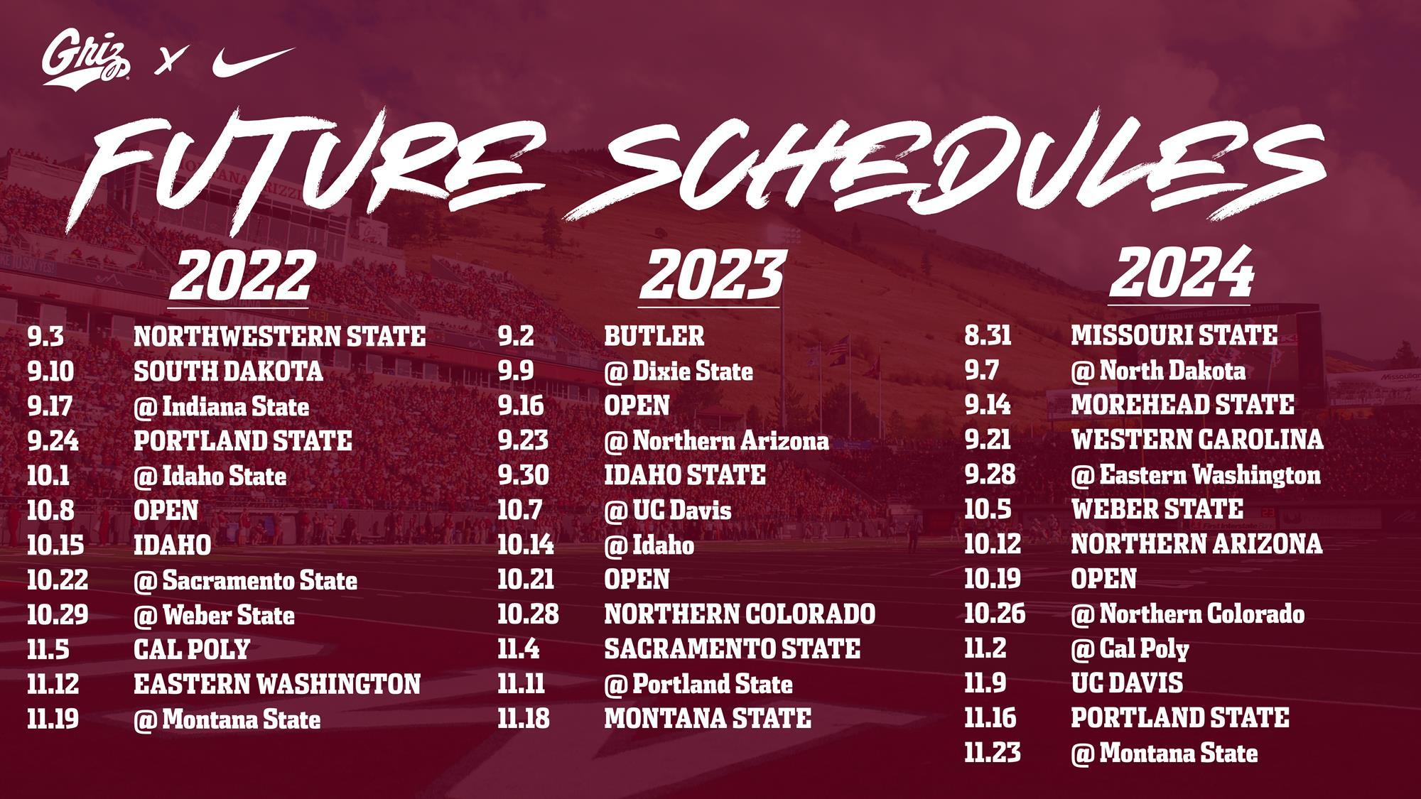 Big Sky Rolls Out 2022 24 Conference Football Schedules University Of 