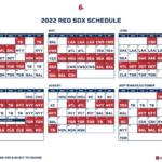 Boston Red Sox Release 2022 Schedule Opening Day Is March 31 At Home