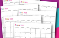 Custom Editable 2023 Free Printable Calendars Sarah Titus From