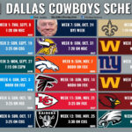 Dallas Cowboys Schedule 2022 Pdf Spring Schedule 2022