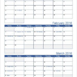Download A Free Printable Quarterly Calendar Template For Excel With 3