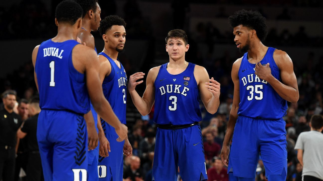 Duke Blue Devils Unanimous No 1 In AP Poll Arizona Wildcats Out Of 