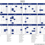 Free Printable Year 2022 Calendar Type Calendar