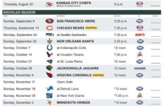 Green Bay Packers Schedule 2020 Printable Now Trend