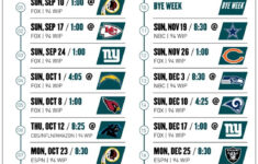 Here S The Eagles Schedule Crossing Broad