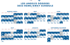 Dodgers Home Schedule 2023 Printable