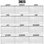 Monday Start 2023 Calendar Template Excel Free Calendar 2023 Pages