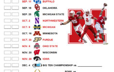 Nebraska Football Schedule 2021 Printable 2019 Ohio State Football