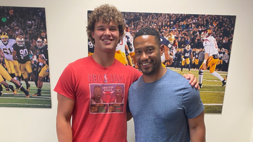 Notre Dame Leaves Lasting Impression On Top 2023 ATH Luke Montgomery