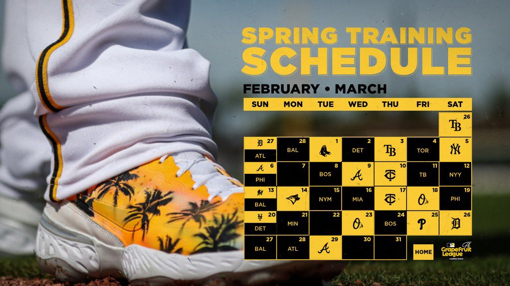 Pittsburgh Pirates Announce 2022 Spring Training Schedule Pittsburgh