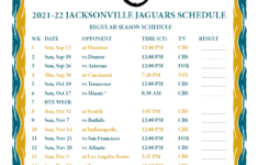 Jacksonville Jaguars Printable Schedule 2023