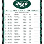 Printable 2021 2022 New York Jets Schedule