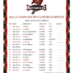 Printable 2021 2022 Tampa Bay Buccaneers Schedule