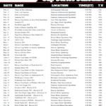 Printable 2021 Nascar Schedule Monster Cup Series Dates Times