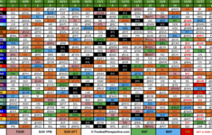 NFL Grid Schedule 2022 Printable