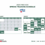 Red Sox Tampa Bay Rays Release 2022 Spring Training Schedules ABC7
