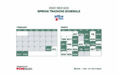 Red Sox Tampa Bay Rays Release 2022 Spring Training Schedules ABC7