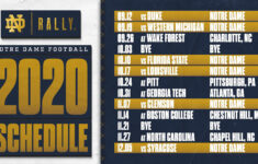 Schedule Drop NDNation Roundup Notre Dame Our Blogger